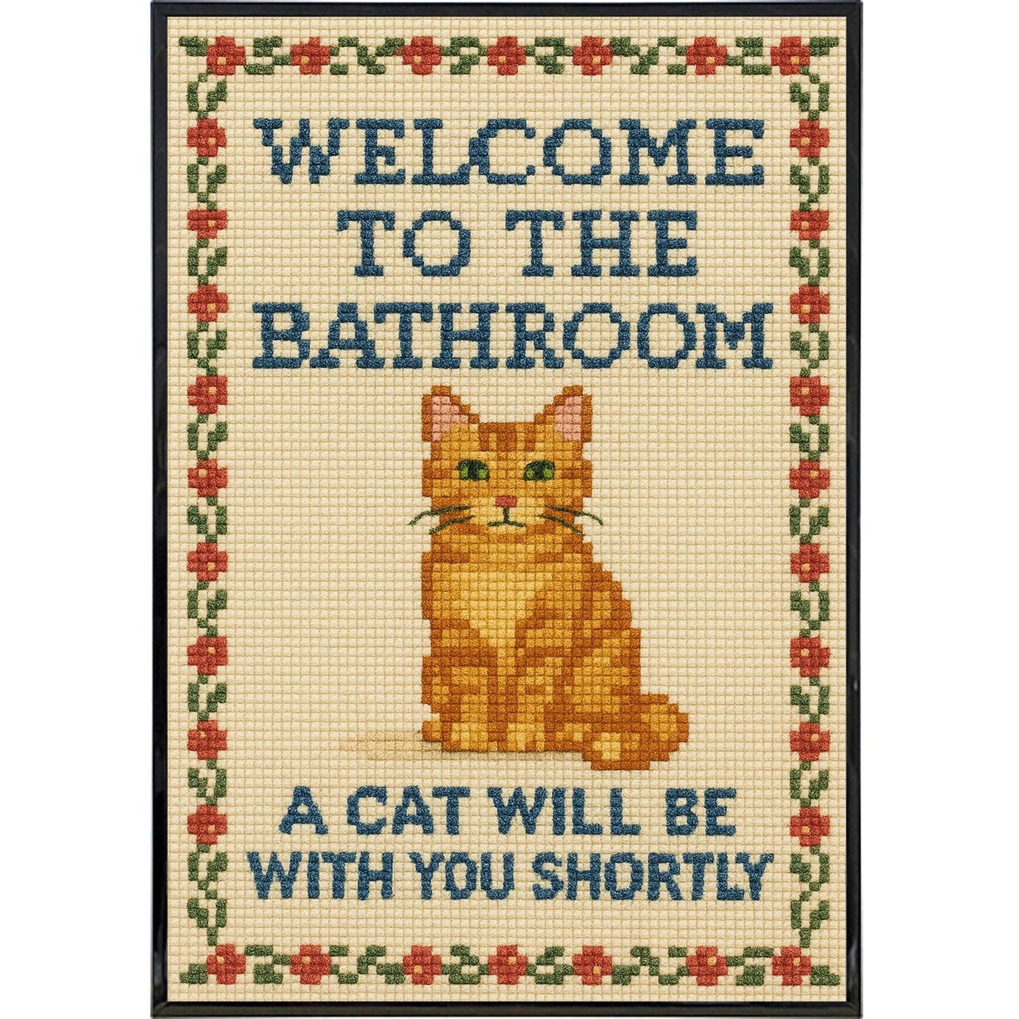 A Cat Will Be With You Shortly Poster Print