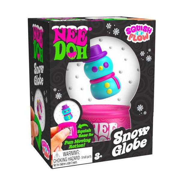 Nee Doh Snow Globe Squishy Fidget Stress Ball Toy (1pc)