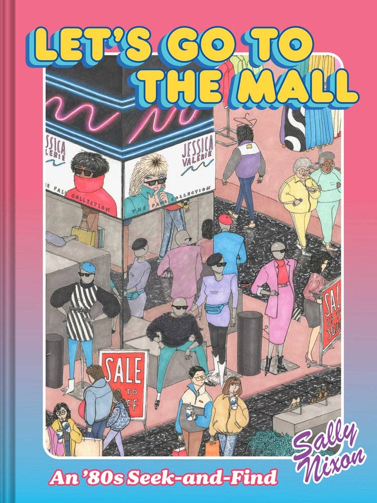 Let's Go to the Mall -An 80s seek and find book