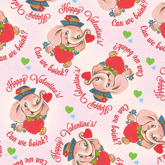 Happy Valentine's! Can we boink wrapping roll of 3 Sheets