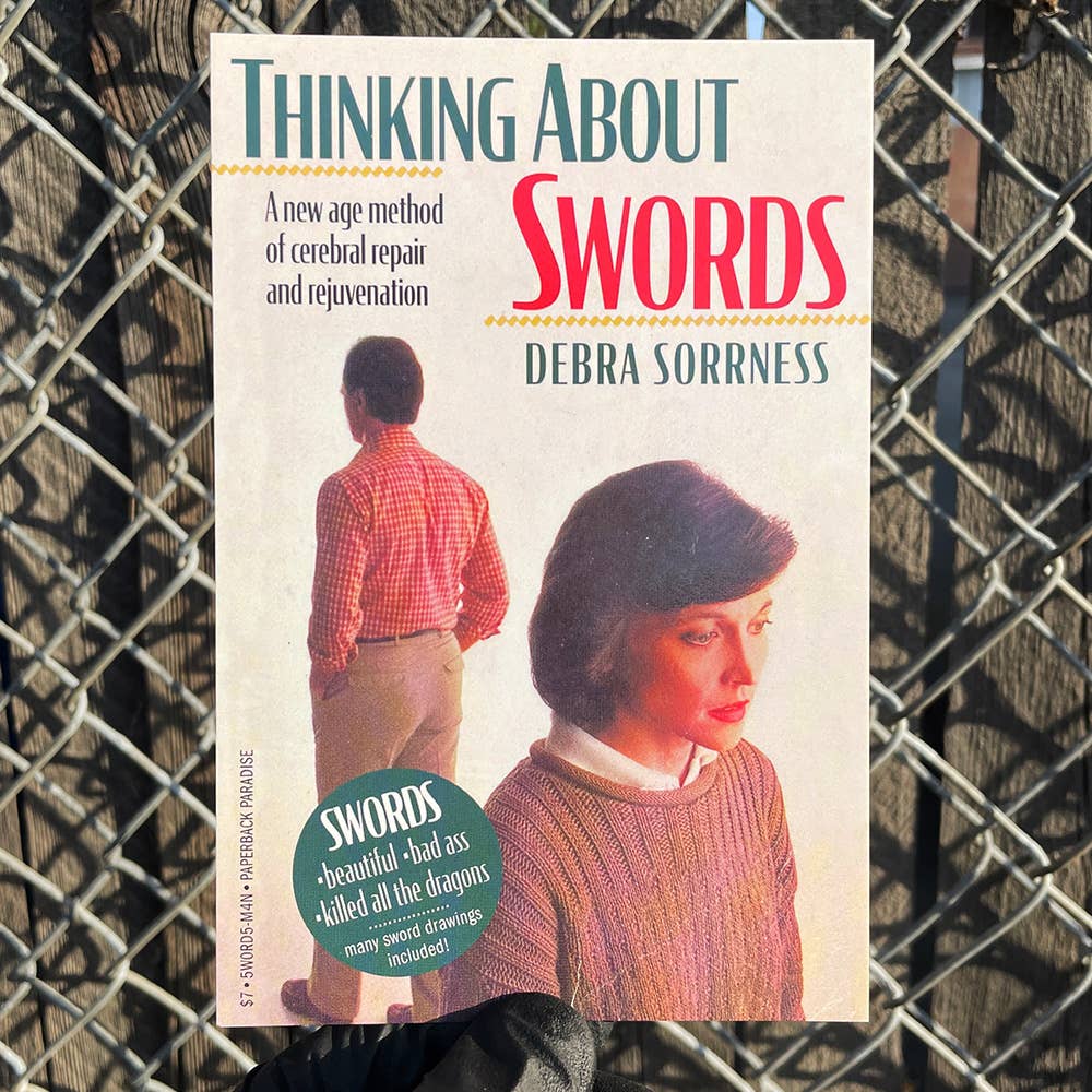 Thinking About Swords Postcard