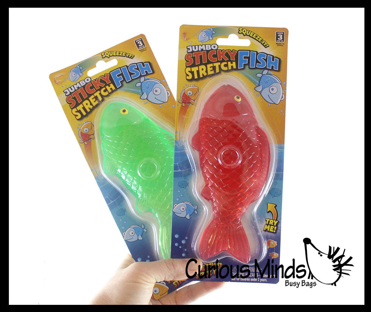 Large Fish Ultra Sticky Squishy Toy 1PC