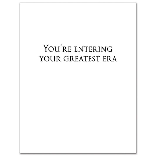 Taylor Greatest Era Birthday Card