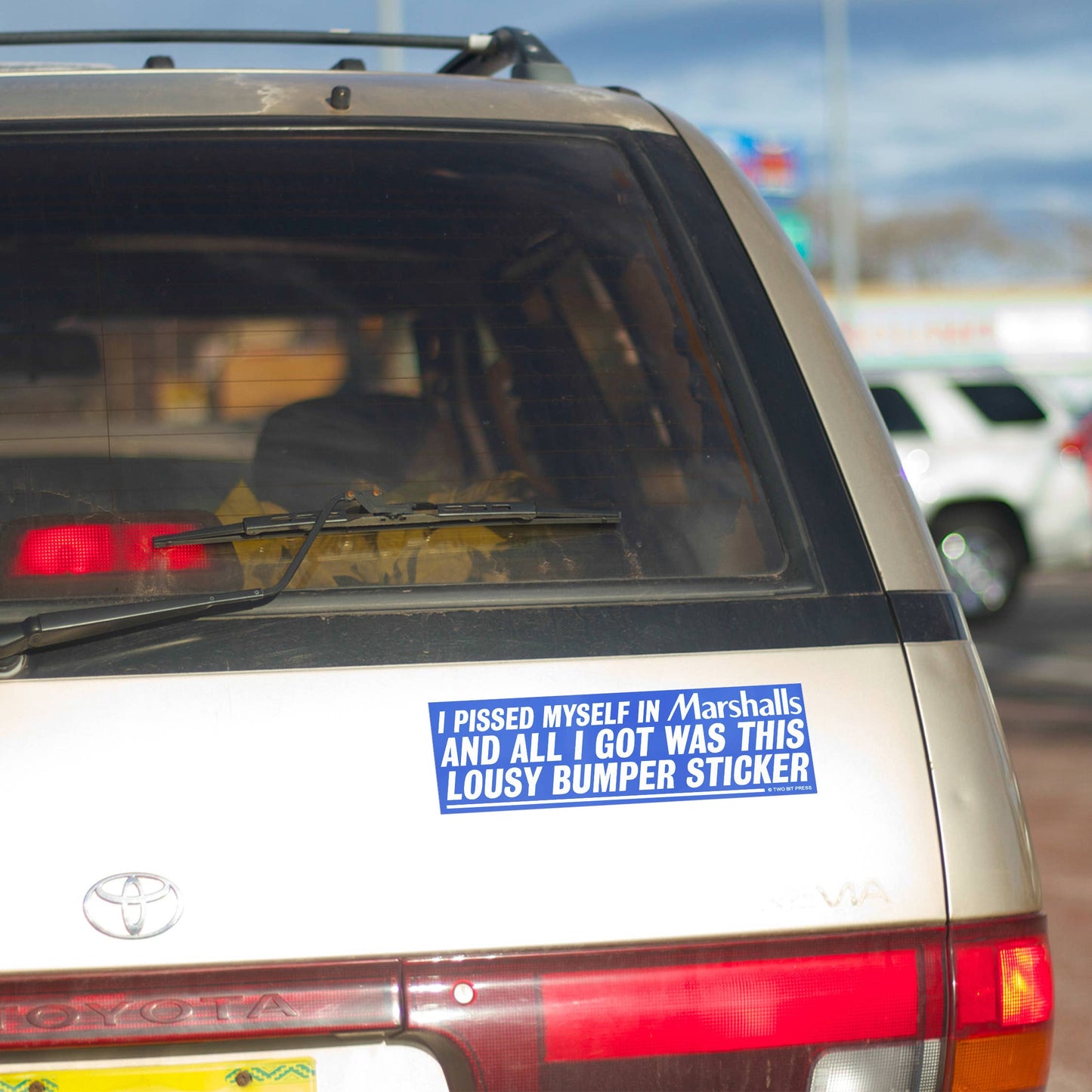 Pissed myself Bumper Sticker