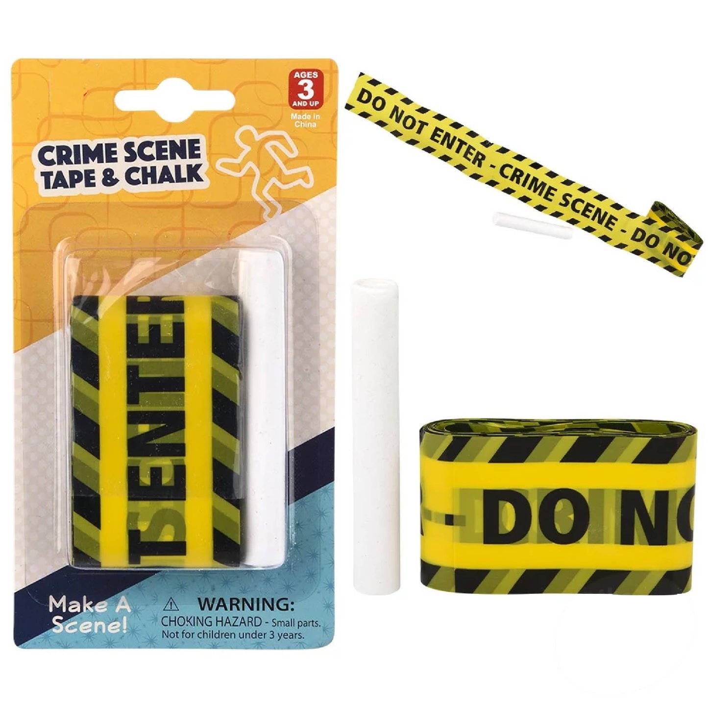 Crime Scene Tape and Chalk Set