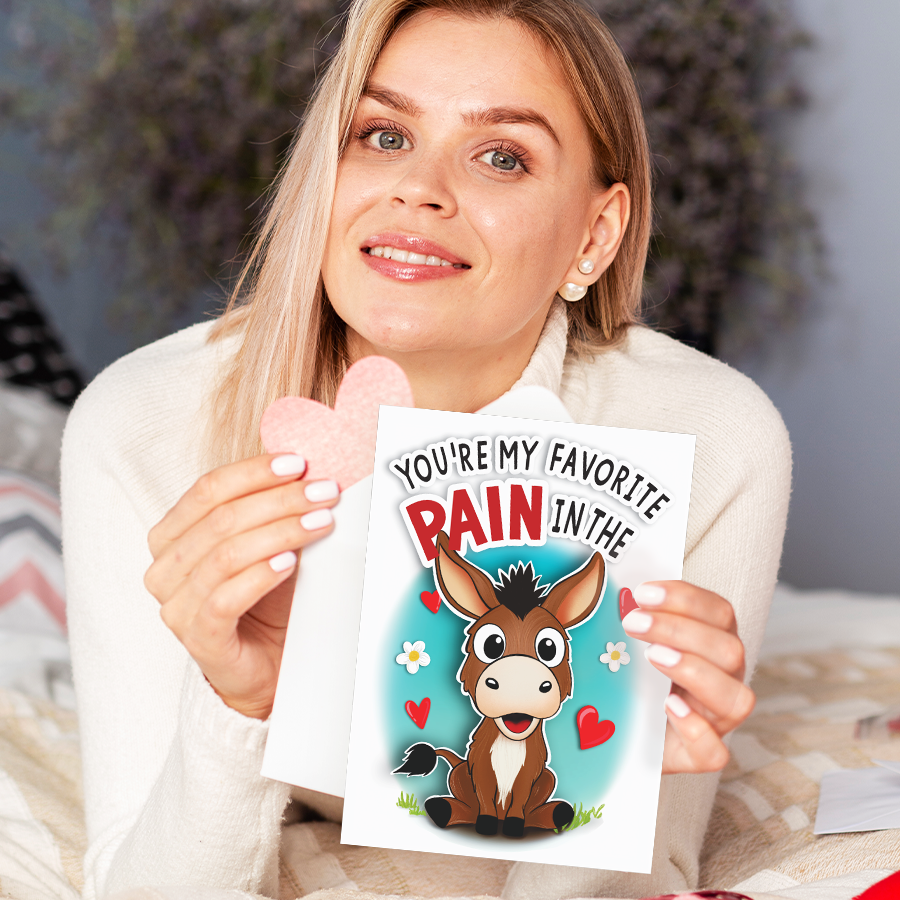 You’re My Favorite Pain 3D Pop-Up Love Card