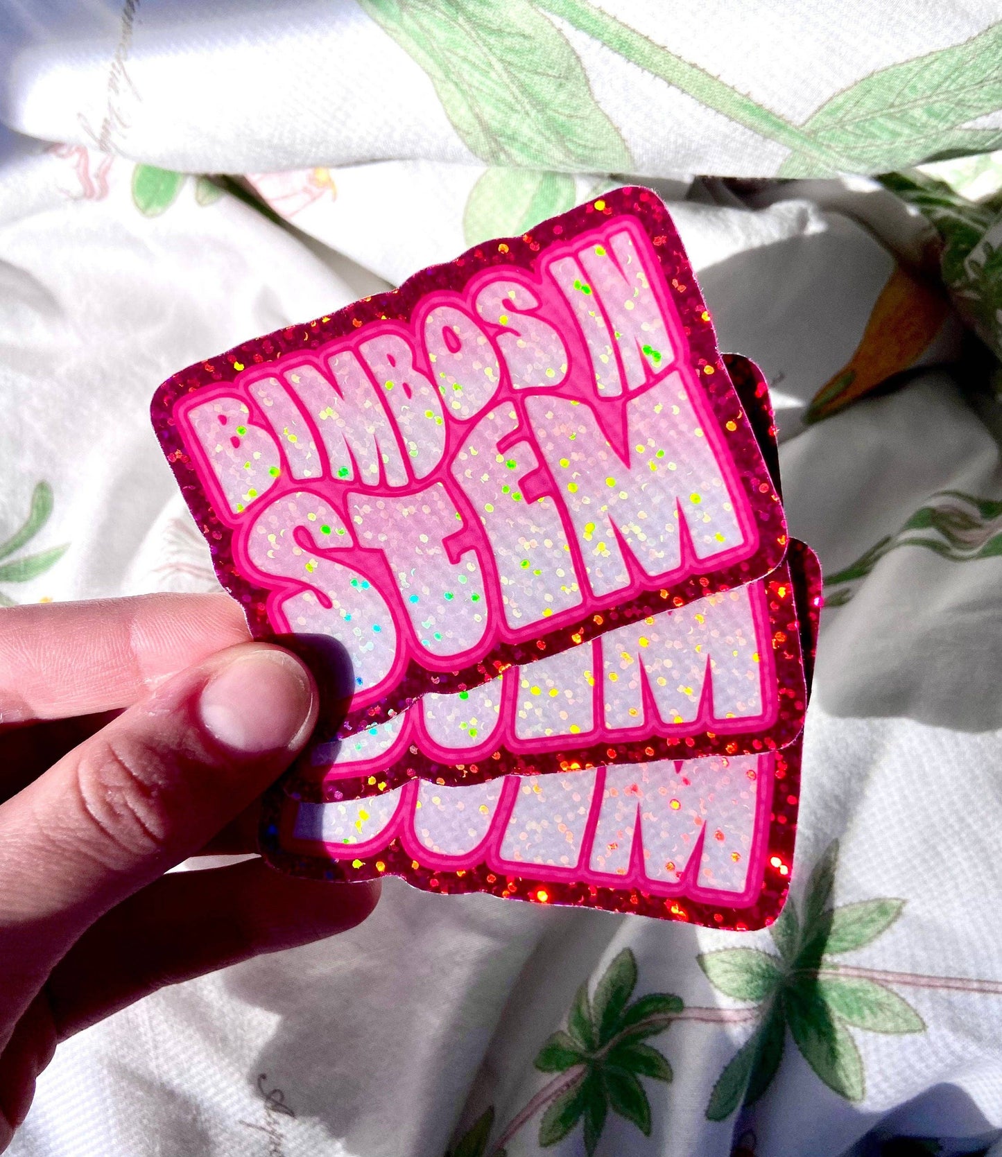 Bimbos in STEM Sparkle Sticker