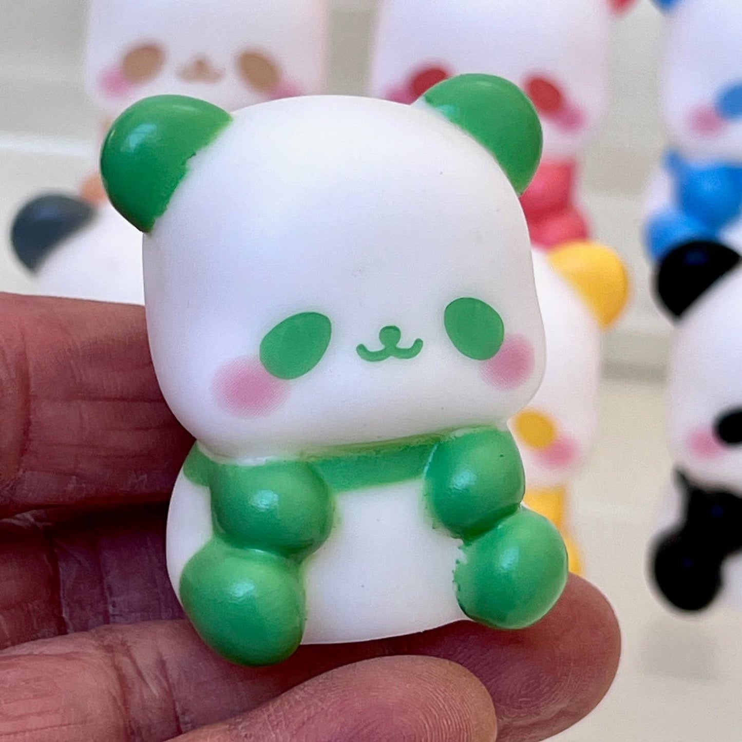 Colorful Panda mini Figurines