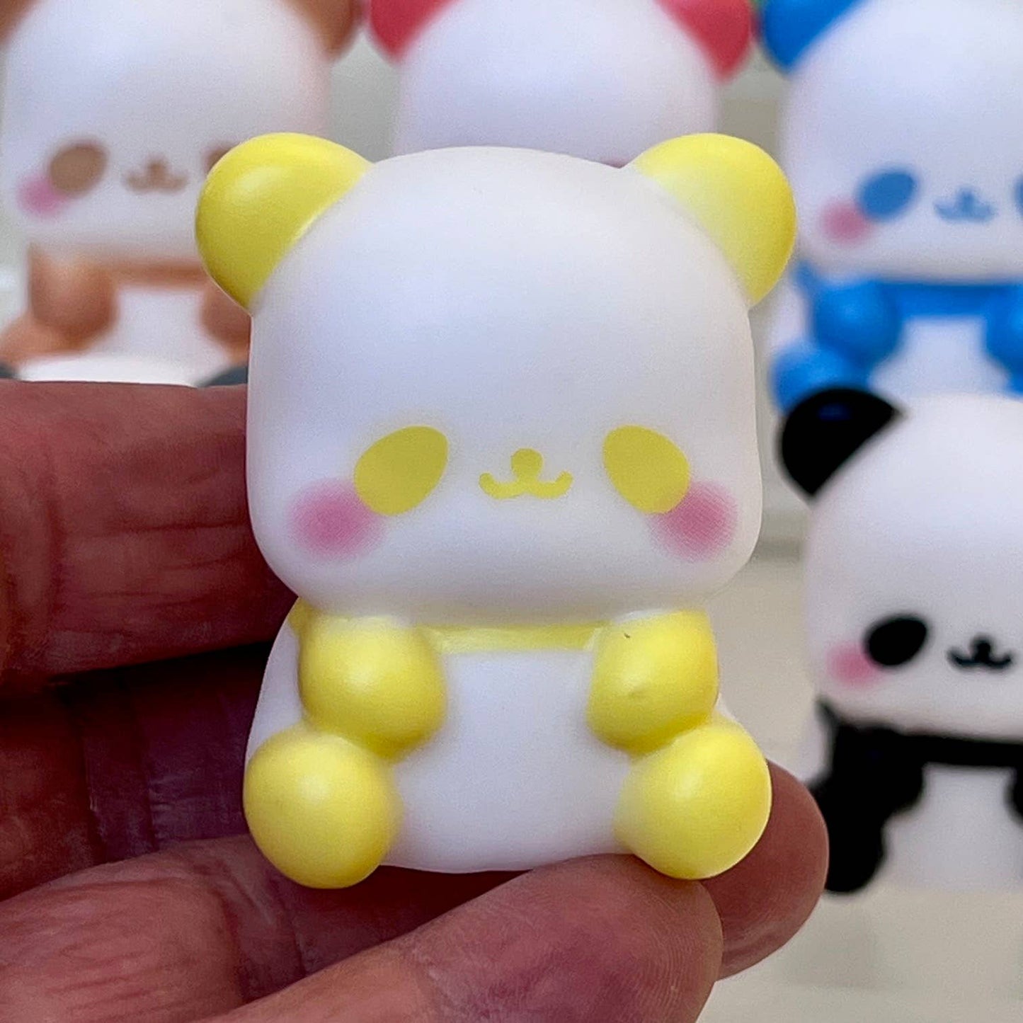 Colorful Panda mini Figurines