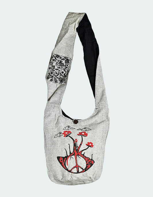 Kathmandu Imports - Shroom Cotton Hobo Bag (CODE-555)