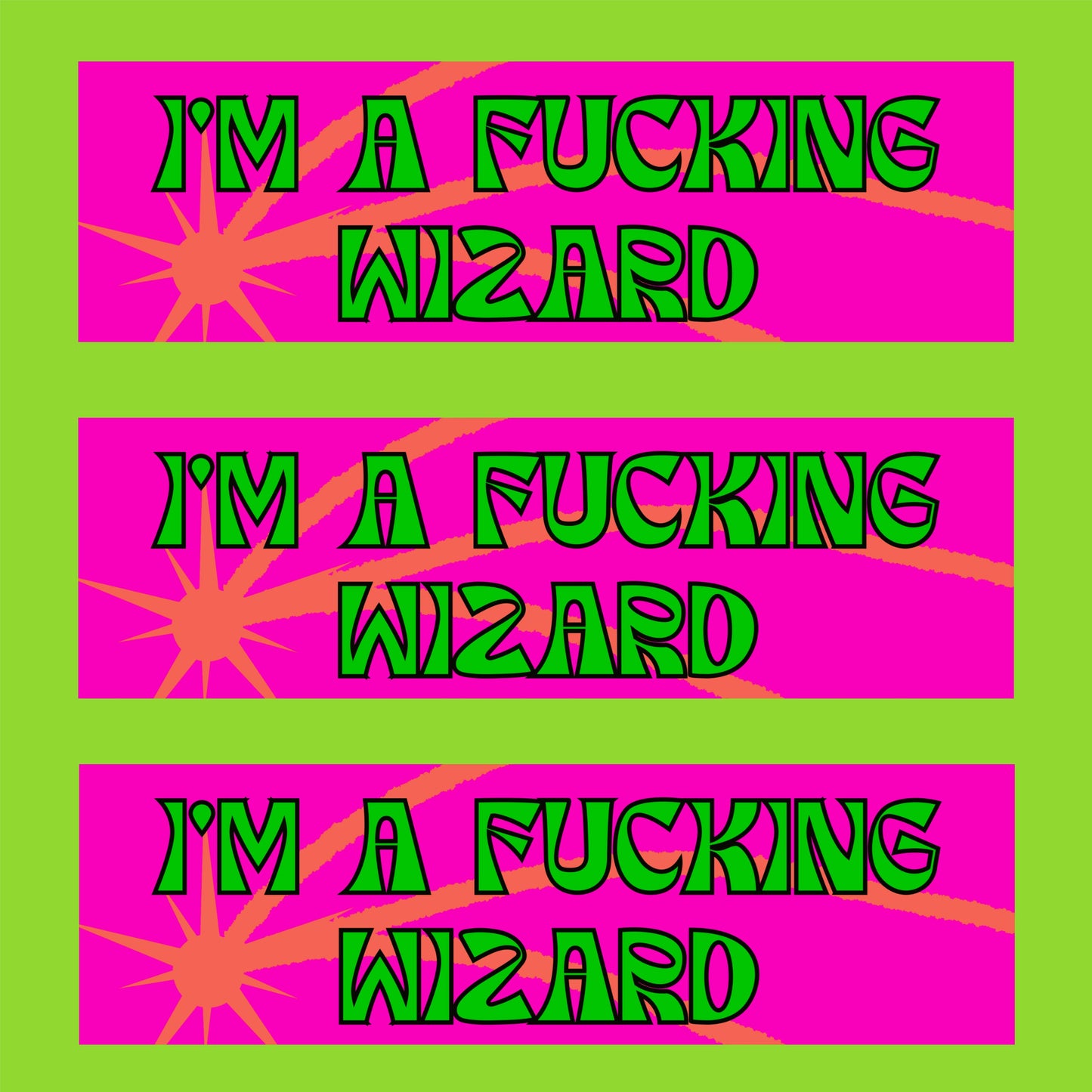 Wizard Bumper Sticker