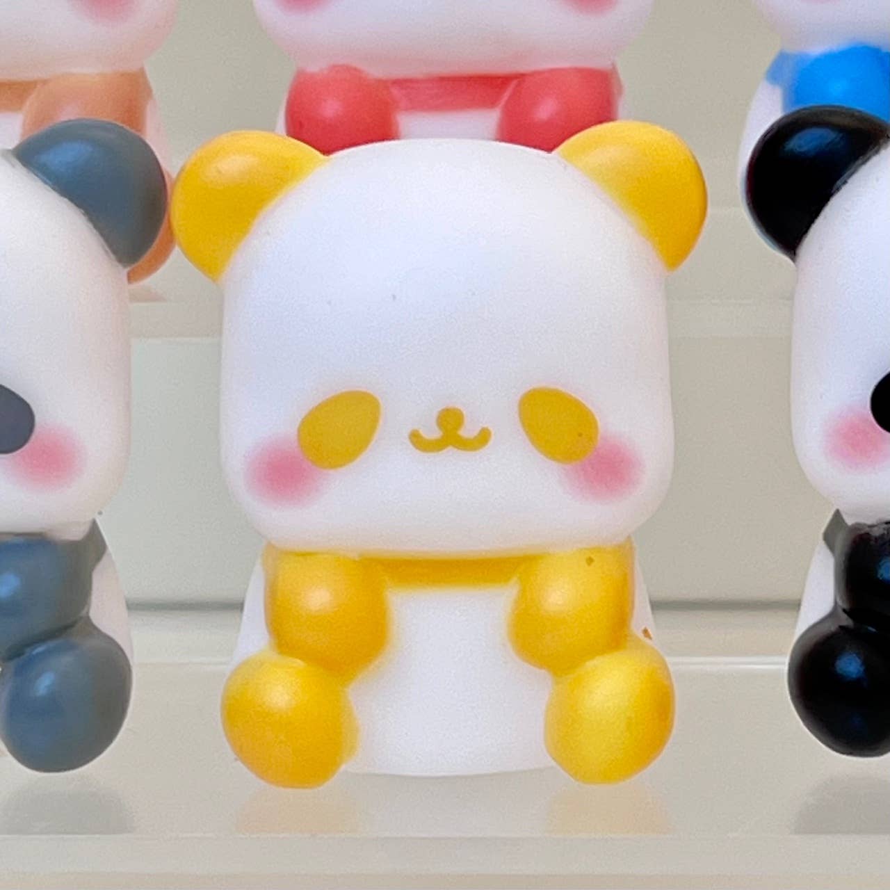 Colorful Panda mini Figurines
