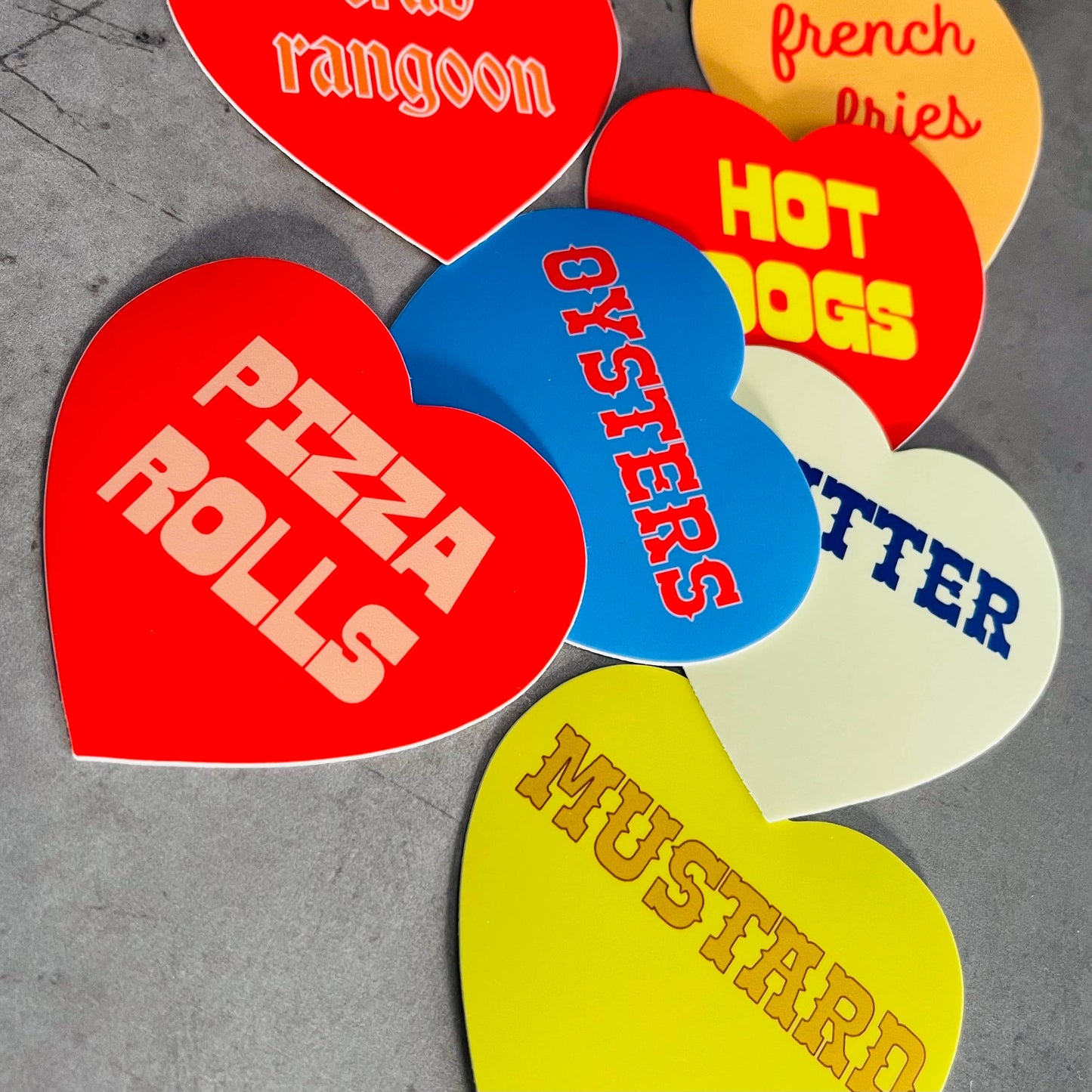 The Silver Spider - Butter heart sticker // foodie cooking chef Bakery gifts