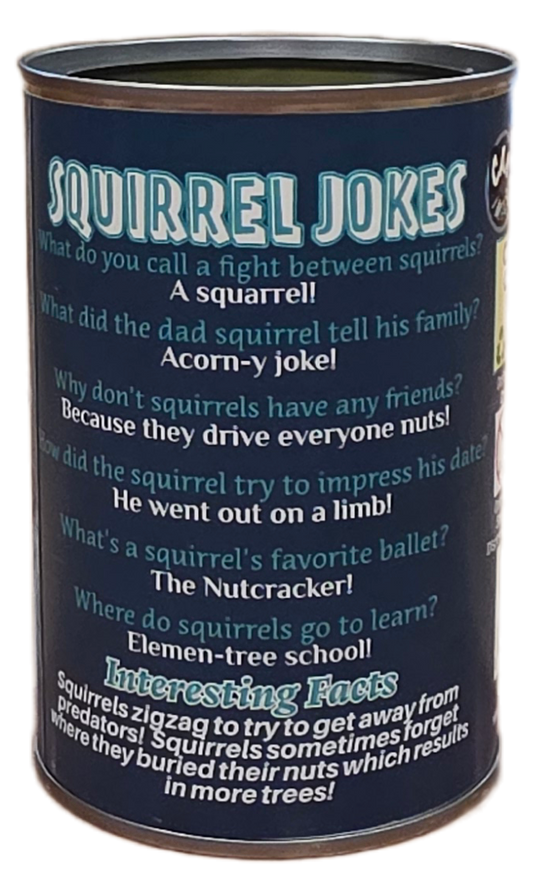 Canned Squirrel | Stuffed Animal Plush | Funny Jokes