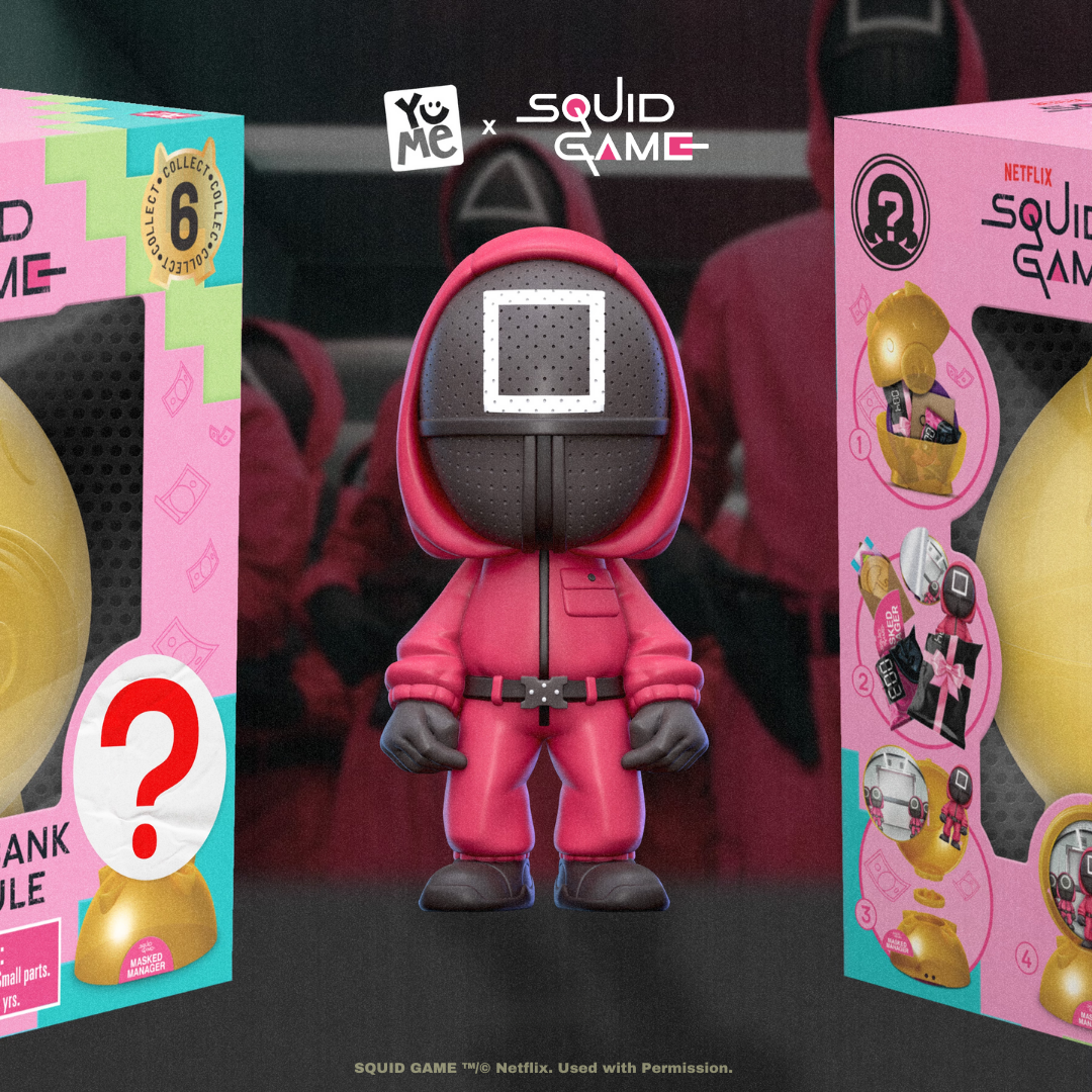 Squid Game Piggy Bank Blind Box Mystery Capsule
