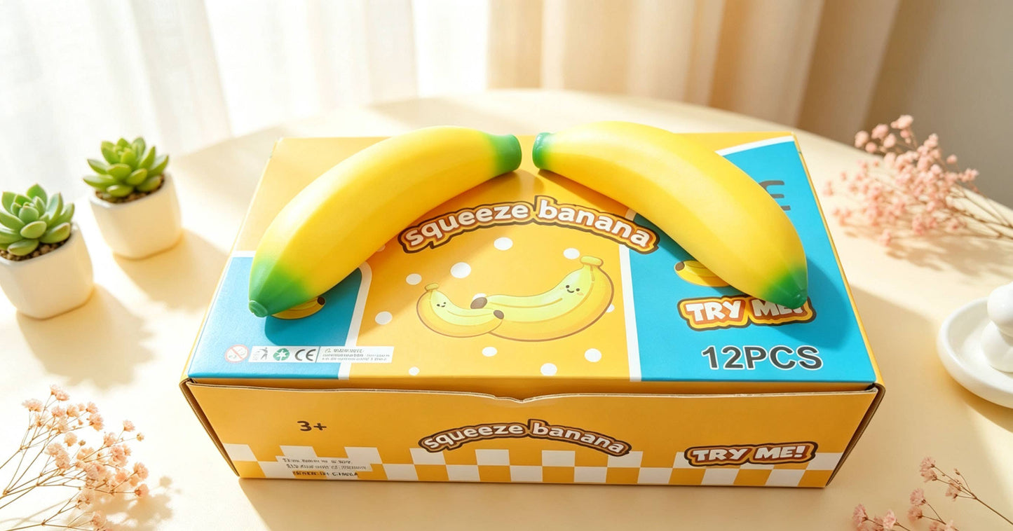 Eagle Crest Industries Inc. - Squeeze Banana Stress Relief Toy