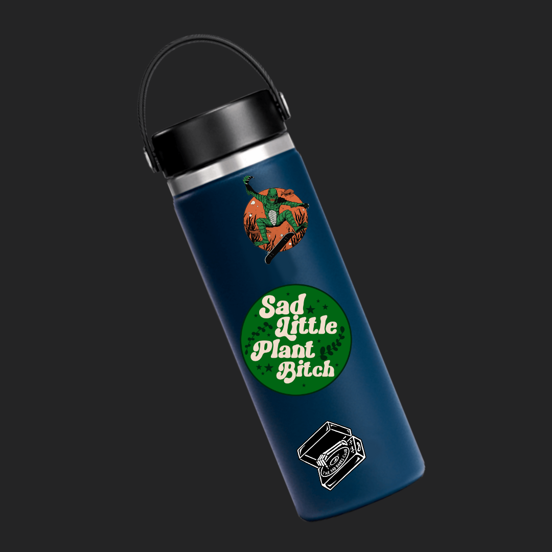 Sad little plant bitch Sticker mini