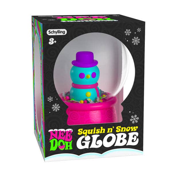 Nee Doh Snow Globe Squishy Fidget Stress Ball Toy (1pc)