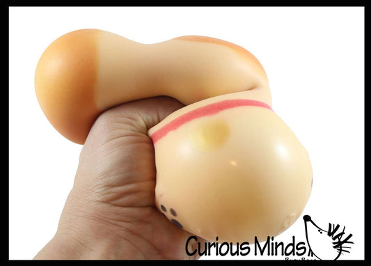 1 Soft Dog Animal Stress Ball - Sensory Fidget Stress Toy