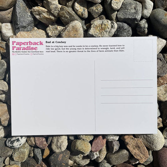 Bad at Cowboy Postcard