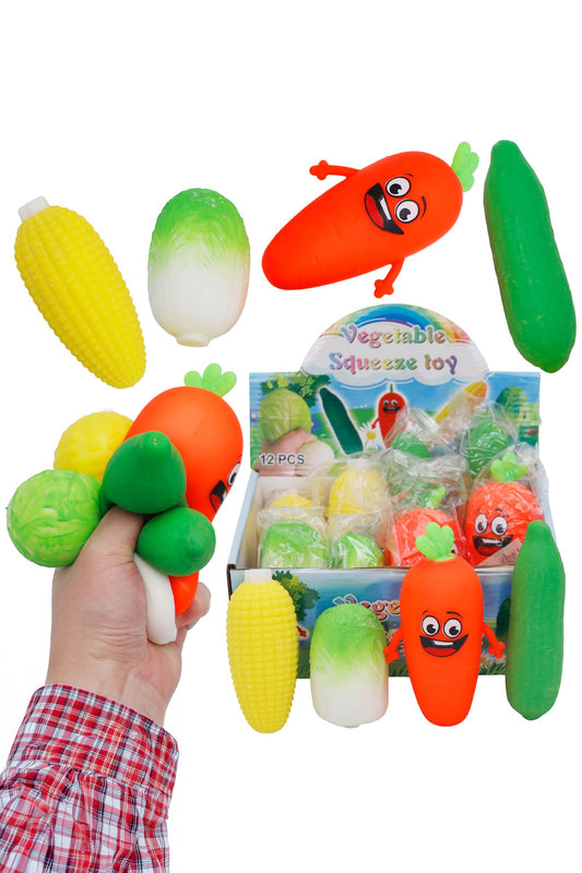 Vegetable Fluffy Slime Filled Squishy 1 PC