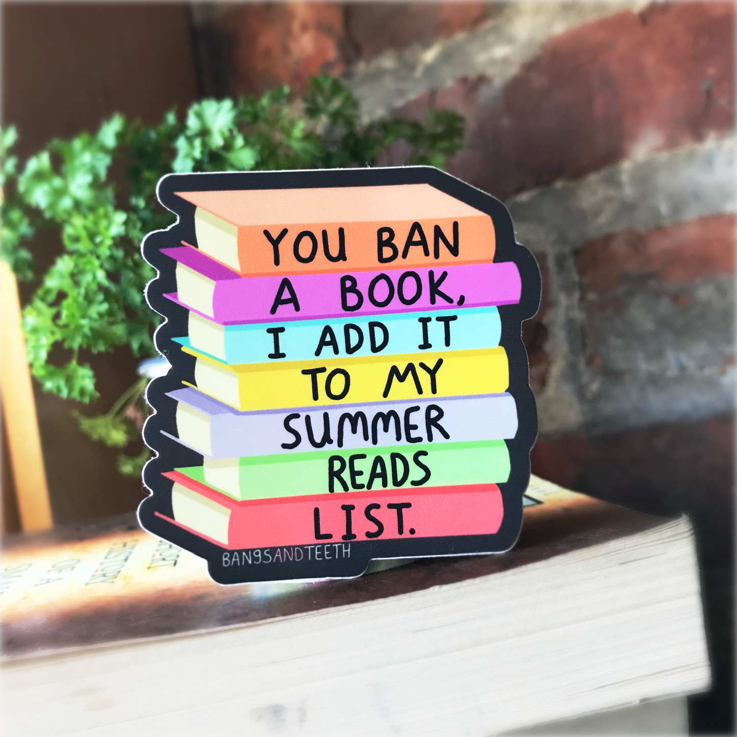 Book Ban Summer Reads Sticker