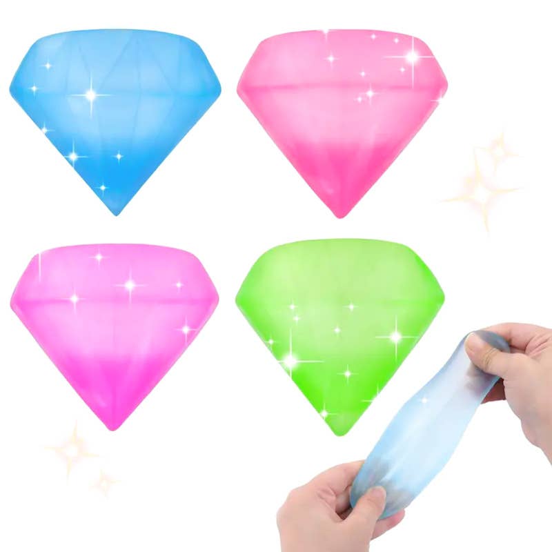 Maltose squishy diamond shape toy-random color 1PC