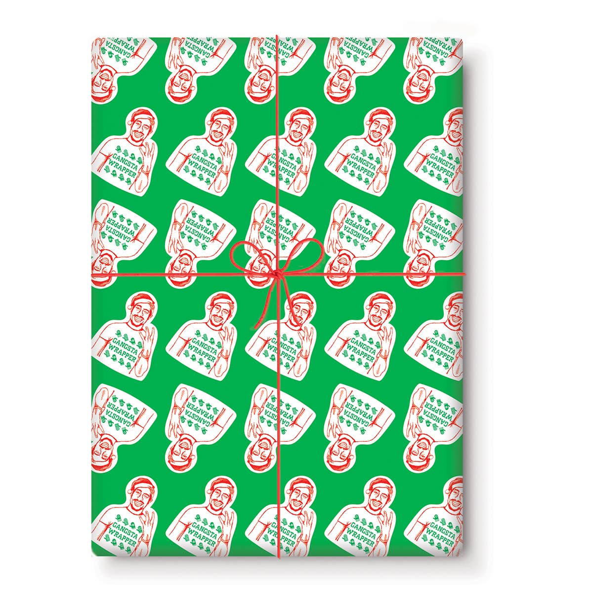Gangsta Wrapper Tupac Gift Wrapping Paper Roll of 3 Sheets