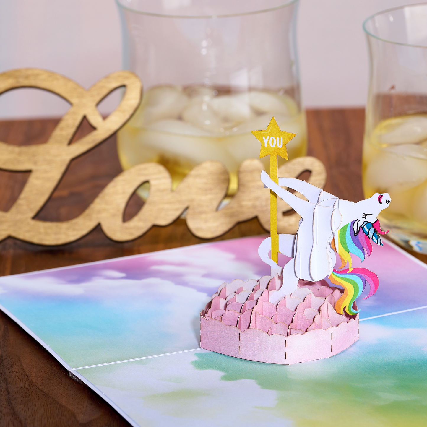 Pop Up Dancing Unicorn Card