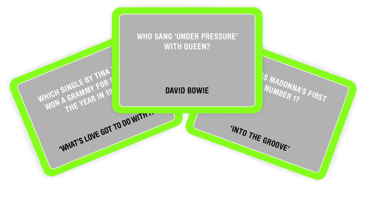 Awesome 80s Music Trivia Card Pack