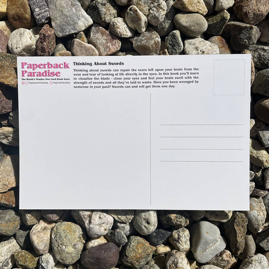 Thinking About Swords Postcard