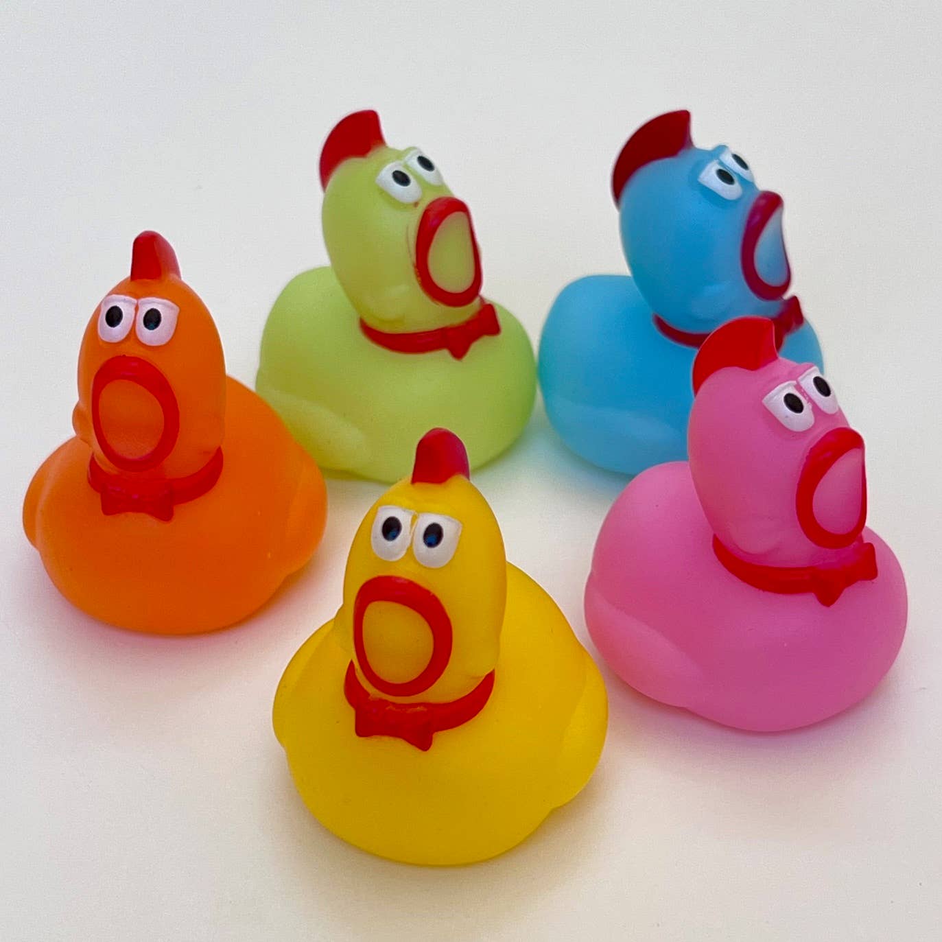 Colorful Mini Chicken Figurine