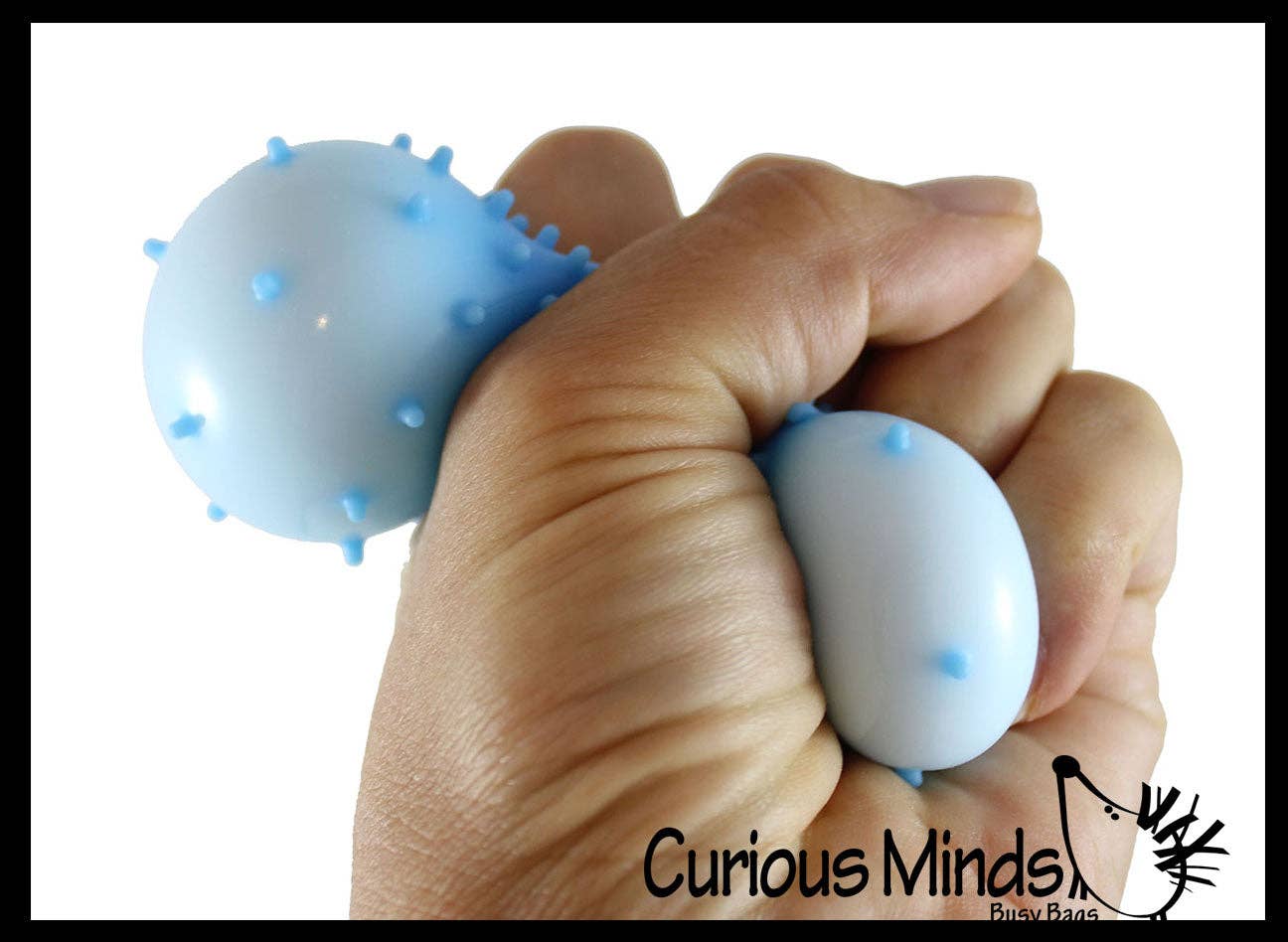 Spiky Bumpy Soft Doh Filled 1.7" Stress Ball Squishy 1PC
