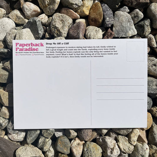 Drop Me Off a Cliff Postcard