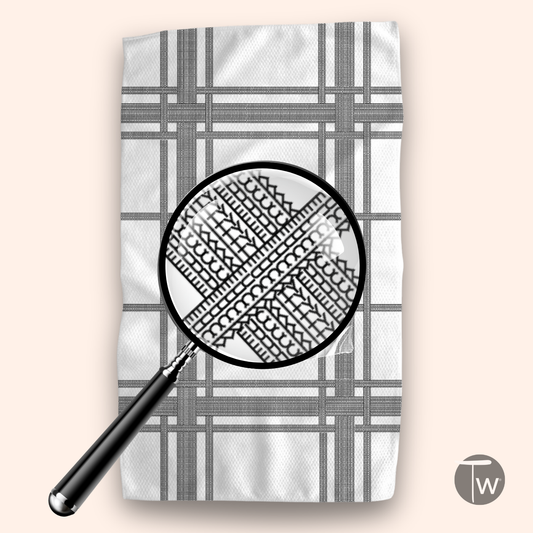 Fuckity Illusion Waffle Weave Kitchen Tea Towel
