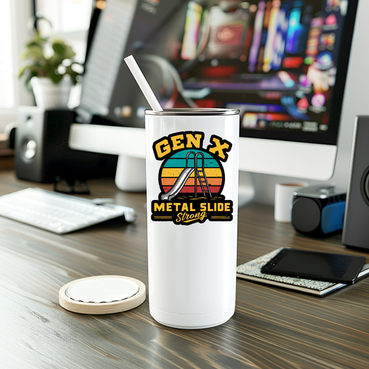 Gen X Metal Slide Vinyl Sticker