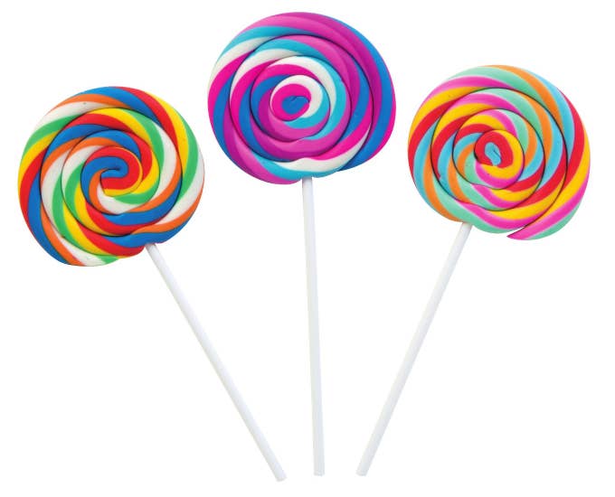 Scented Swirl Pop Eraser 1pc