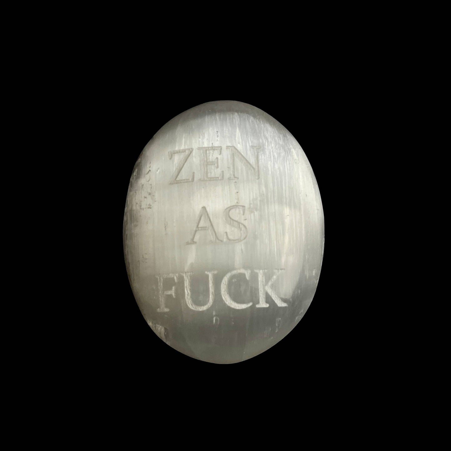 Humorous Selenite Palm Stone | Choose your favorite | (6-7cm)