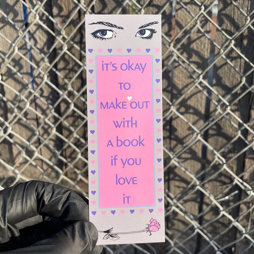 Make Out with a Book Bookmark