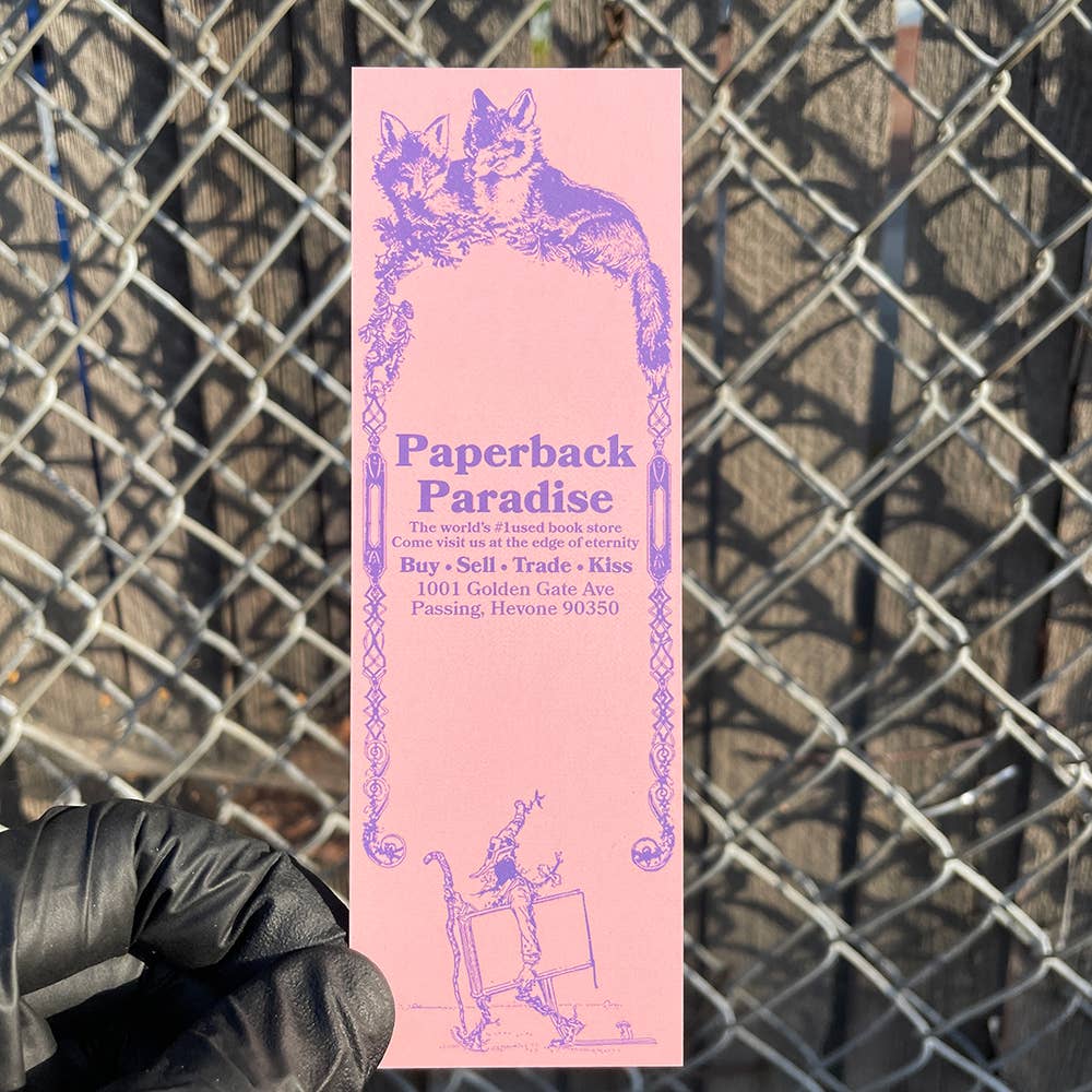 Make Out with a Book Bookmark