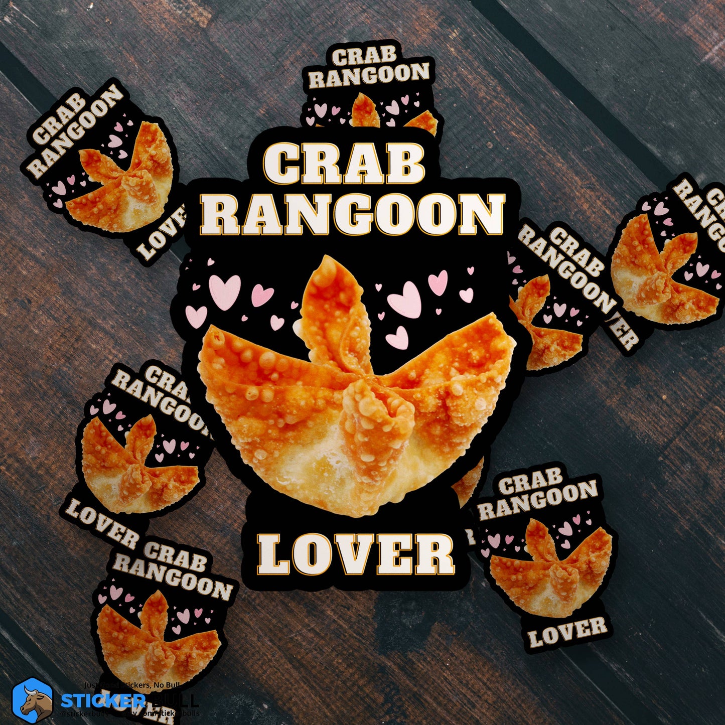 Crab Rangoon Lover Sticker
