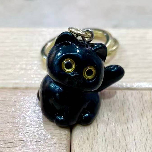 12201 Black Cat Key Charm