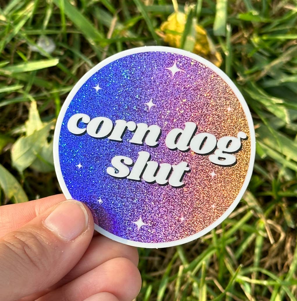 Corn Dog Slut Sticker
