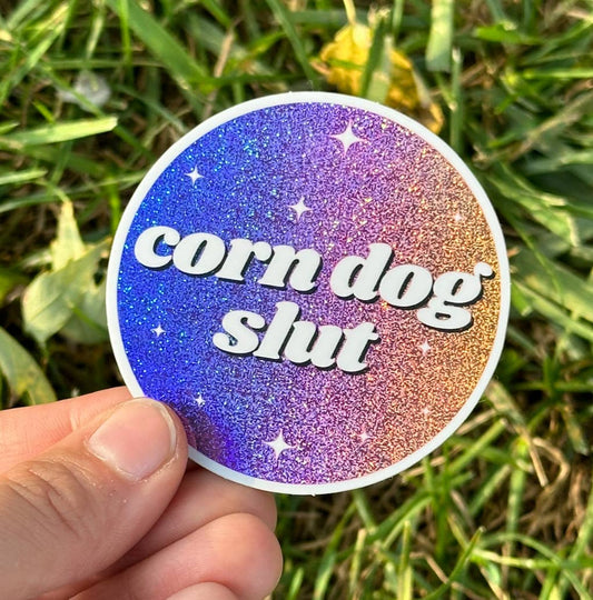 Corn Dog Slut Sticker