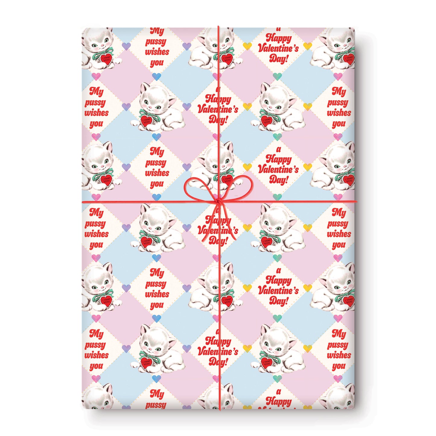 My Pussy wishes you a Happy V-Day wrapping roll of 3 Sheets