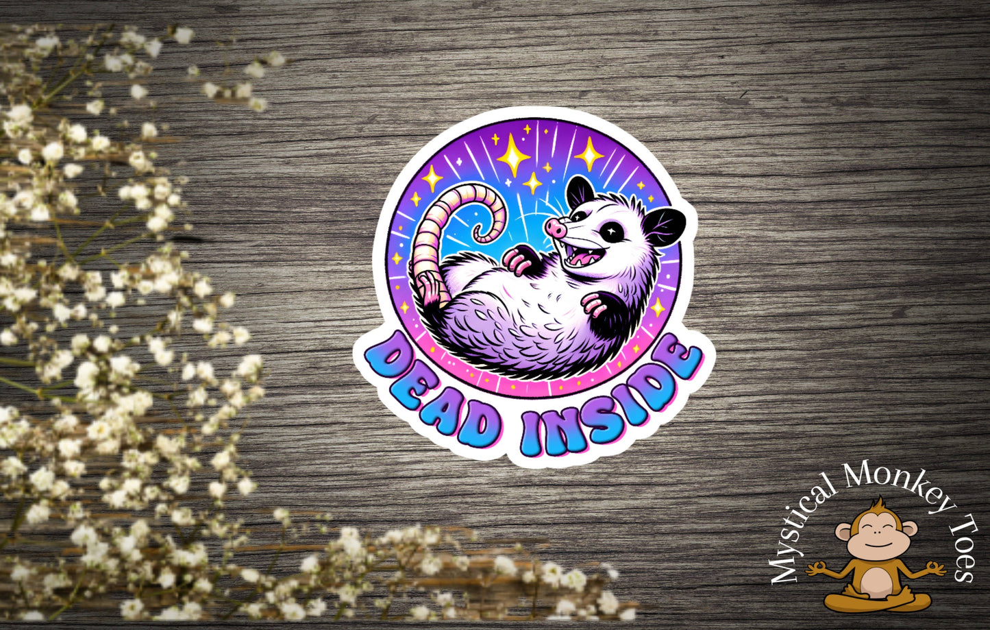 Dead Inside Vinyl Sticker