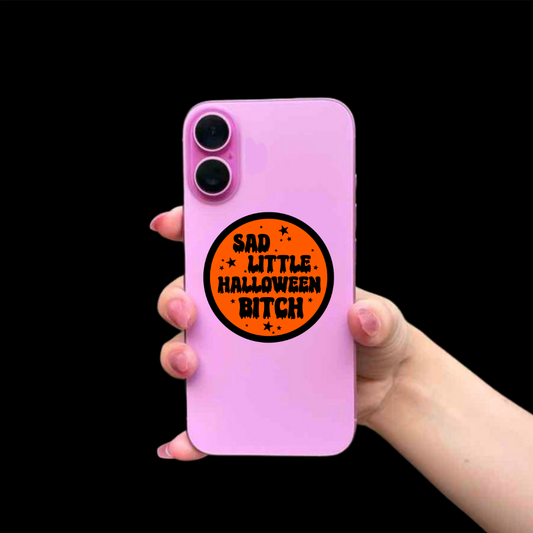 Sad little halloween bitch Sticker
