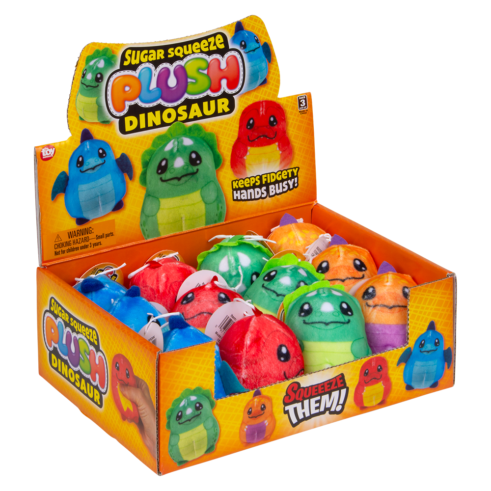 2.75" SUGAR SQUEEZE PLUSH DINOSAUR
