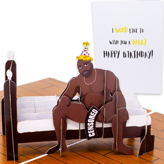 Birthday Card Pop Up 3D Barry Wood Meme
