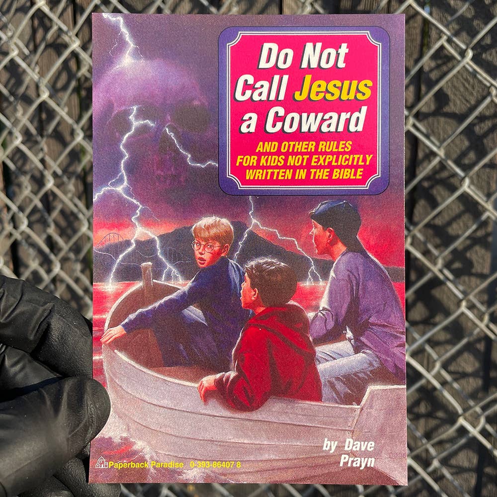 Do Not Call Jesus a Coward Postcard